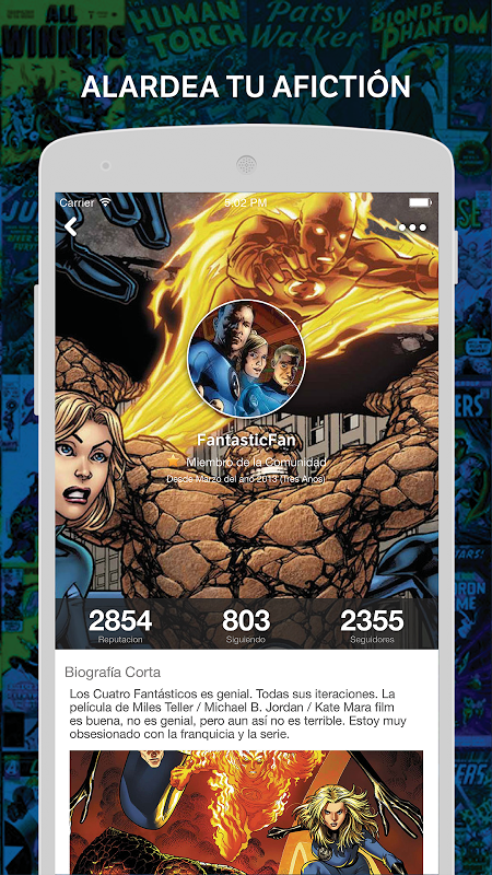 Comics Amino en Español স্ক্রিনশট 1