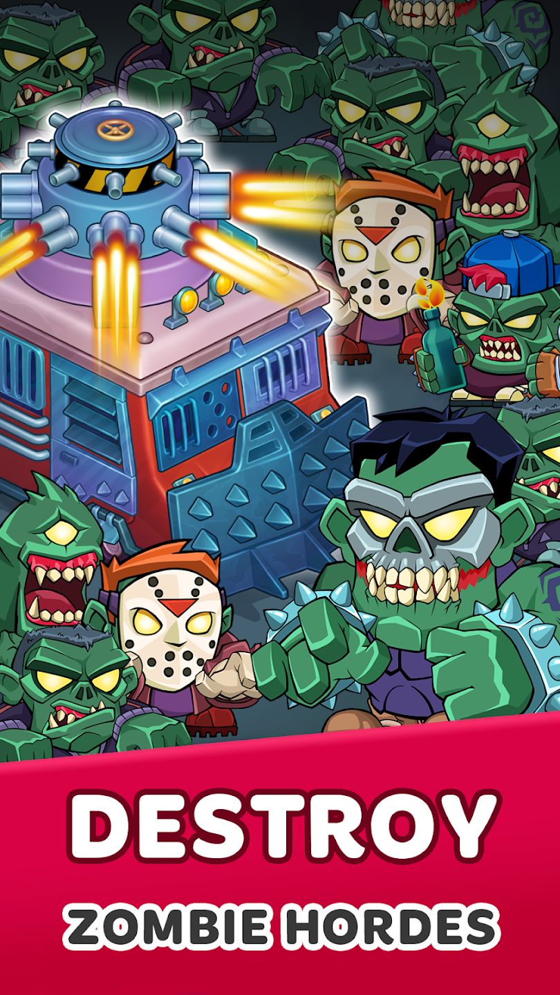 Zombie Van: Tower Defense TD Captura de pantalla 3