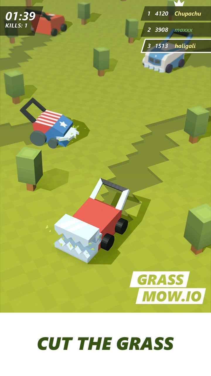 Grass mow.io - survive Captura de pantalla 3