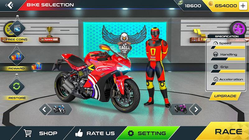 Schermata Real Bike Racing: Bike Games 3