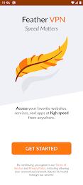 FeatherVPN: A Fast, Secure VPN ဖန်သားပြင်ဓာတ်ပုံ 1