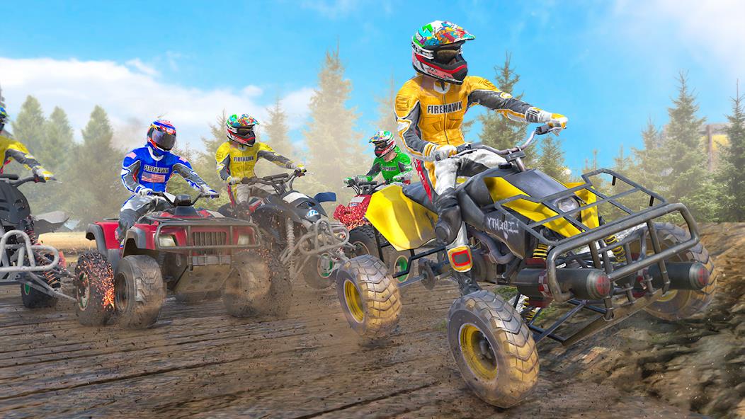 ATV Quad Bike Derby Games 3D Mod Captura de tela 2