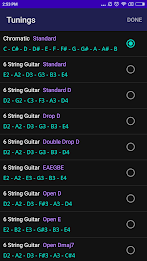 CarlTune - Chromatic Tuner स्क्रीनशॉट 3