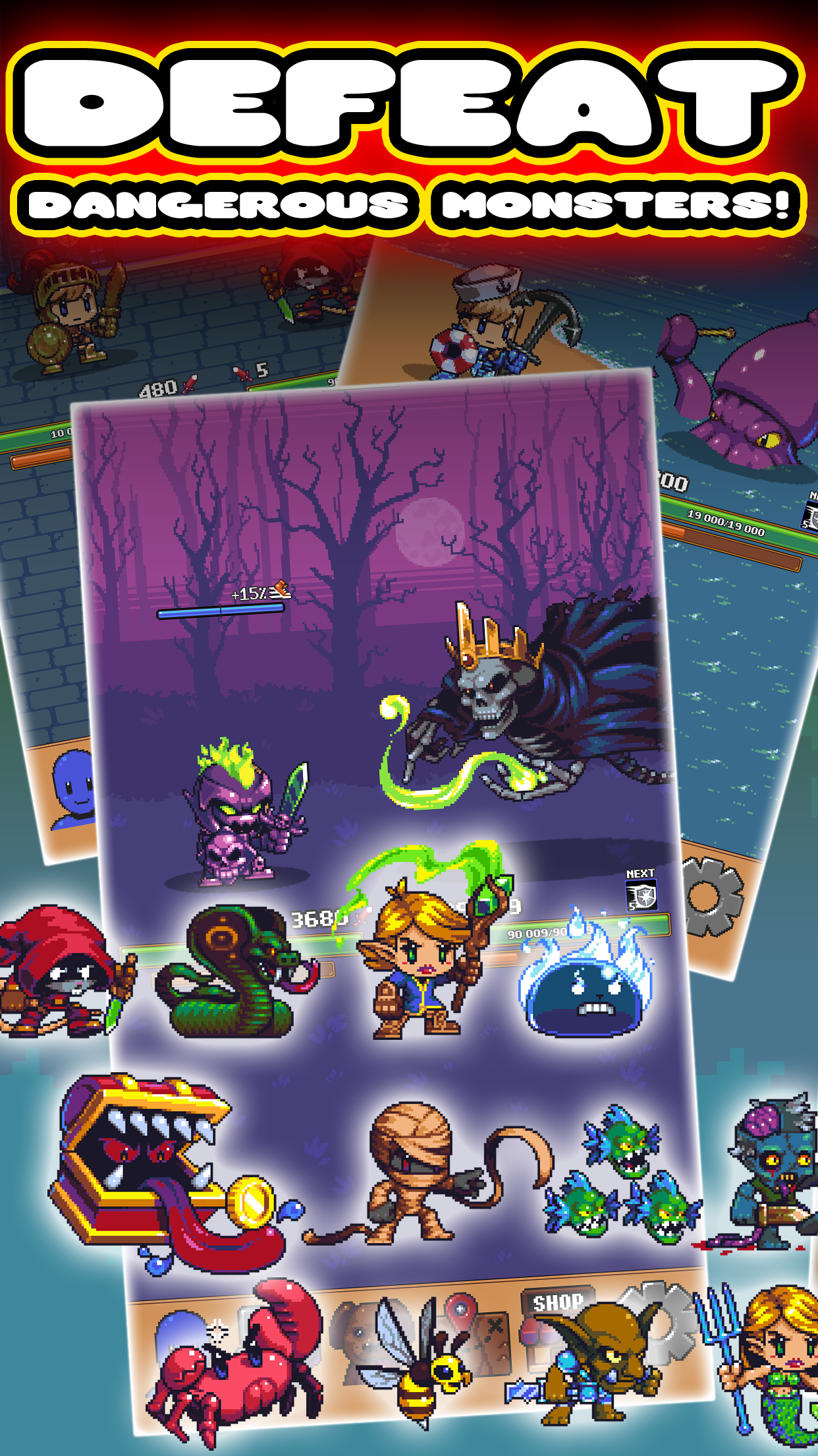 Idle Grindia: Dungeon Quest Schermafbeelding 0