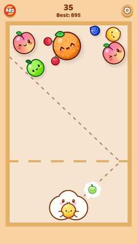 Fruit Bubble Merge and Blast 螢幕截圖 1