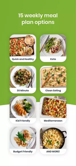 eMeals - Meal Planning Recipes ภาพหน้าจอ 1