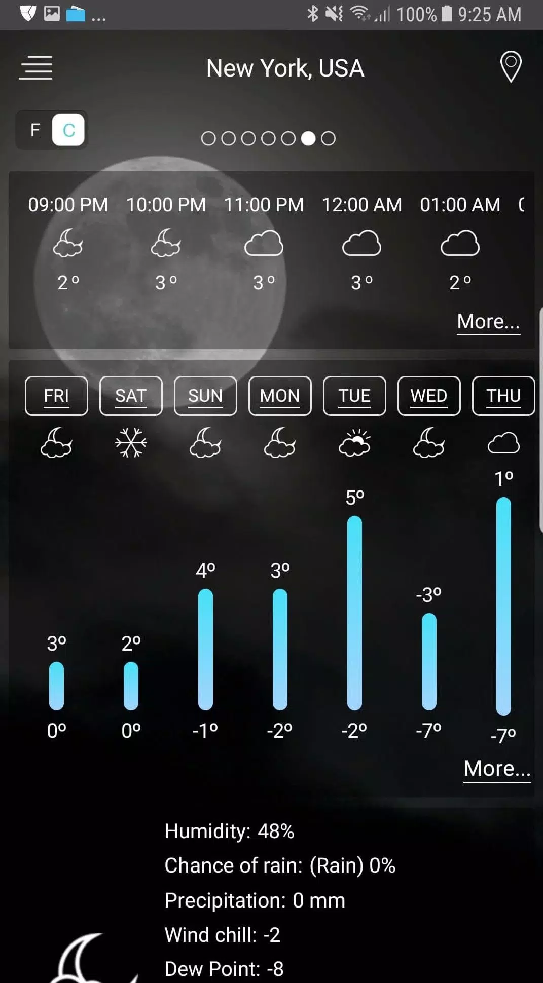 Schermata Weather app 1