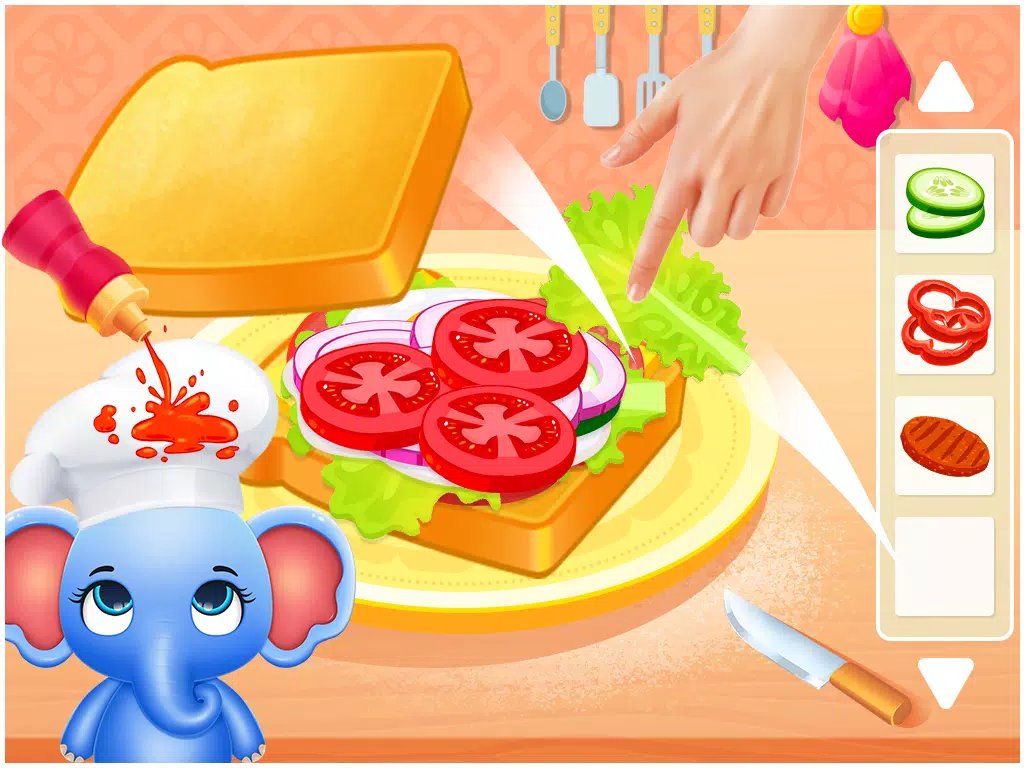 Animal Cafe Cooking Game Captura de pantalla 2