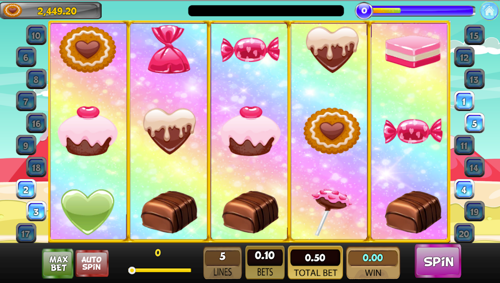 Candy Sweet Slot machine Screenshot 0