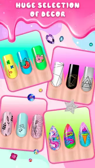 Girls Nail Salon Game:Nail Art Screenshot 1