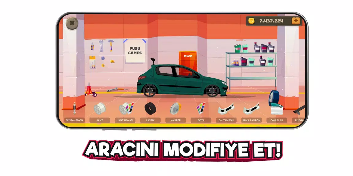 2d Car Series Tuning Game Zrzut ekranu 2