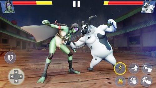 Kung Fu Animal: Fighting Games スクリーンショット 1