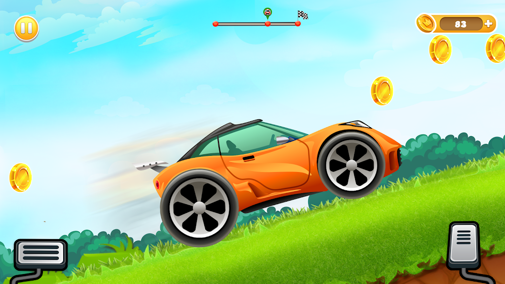 Uphill Races Car Game For Boys スクリーンショット 0