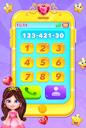 cute princess toy phone game 螢幕截圖 0