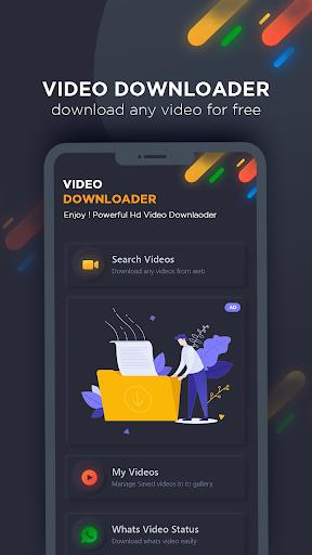 X Video Downloader - Free Video Downloader 2021 Ekran Görüntüsü 1