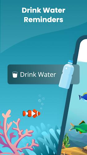 Drink Water Reminder Aquarium 螢幕截圖 0