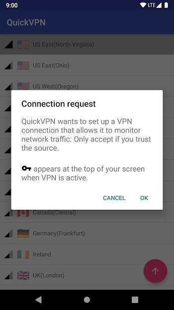 QuickVPN Mod Ekran Görüntüsü 3