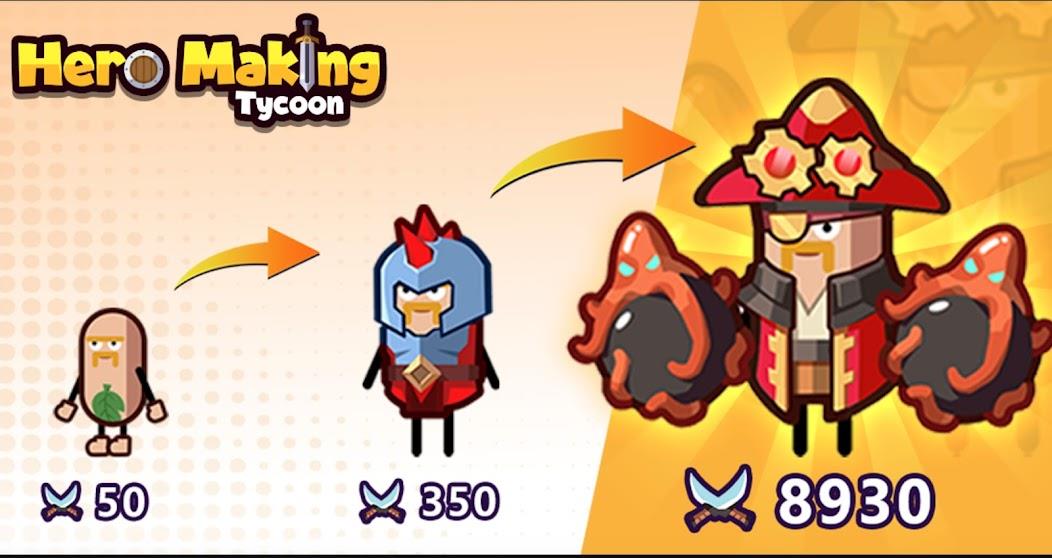 Hero Making Tycoon Mod 螢幕截圖 1