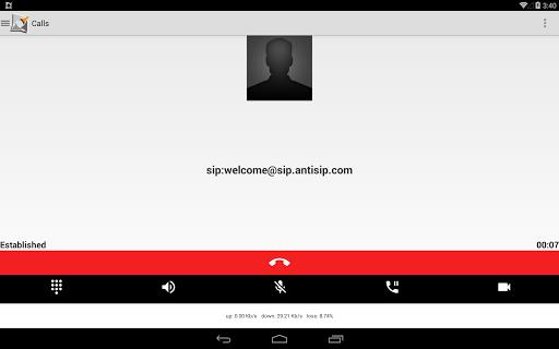 Voip By Antisip (+Video) 螢幕截圖 1