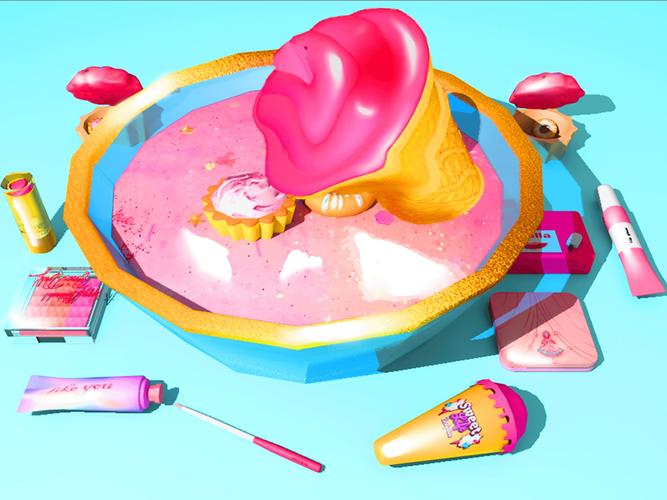 Makeup Slime Fidget Toys Games スクリーンショット 3