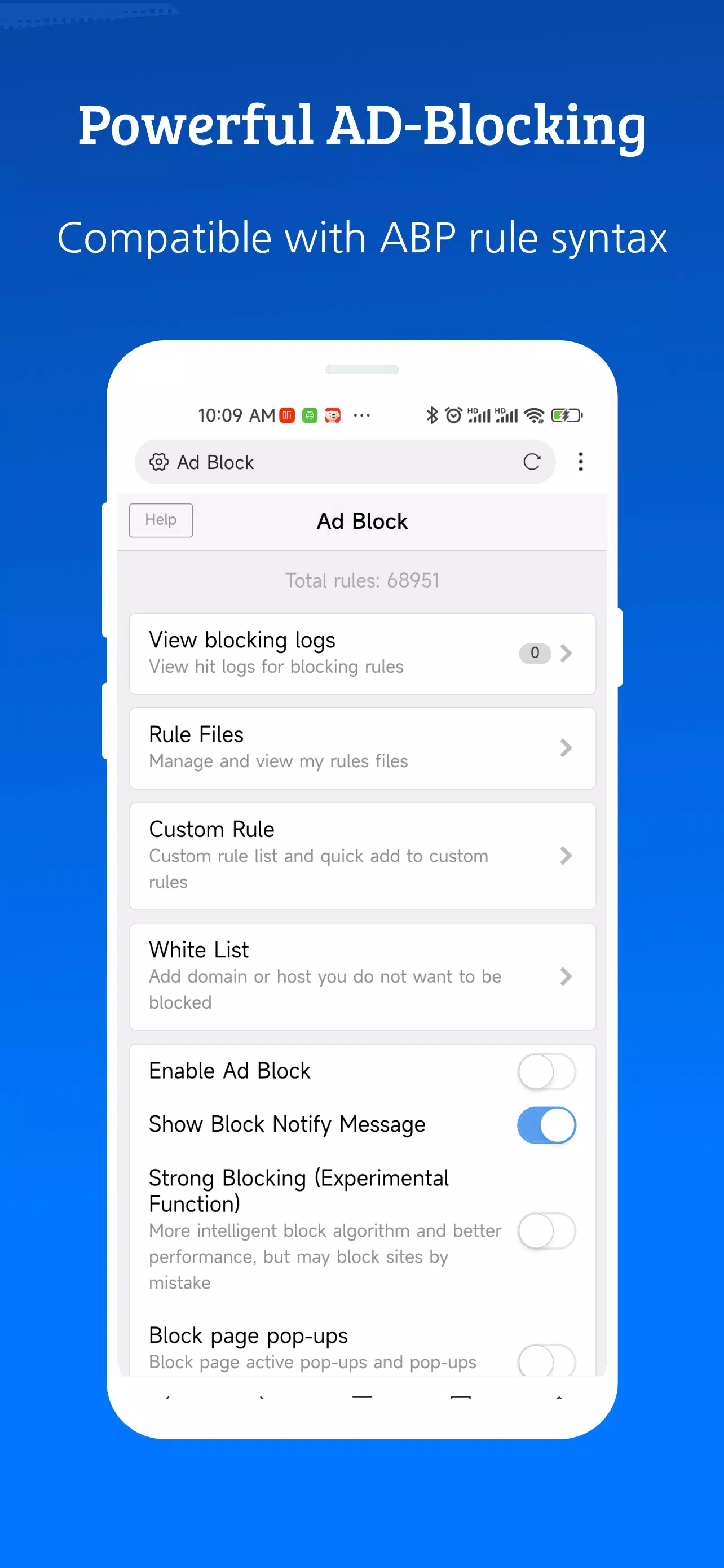 XBrowser - Mini & Super fast Capture d'écran 2