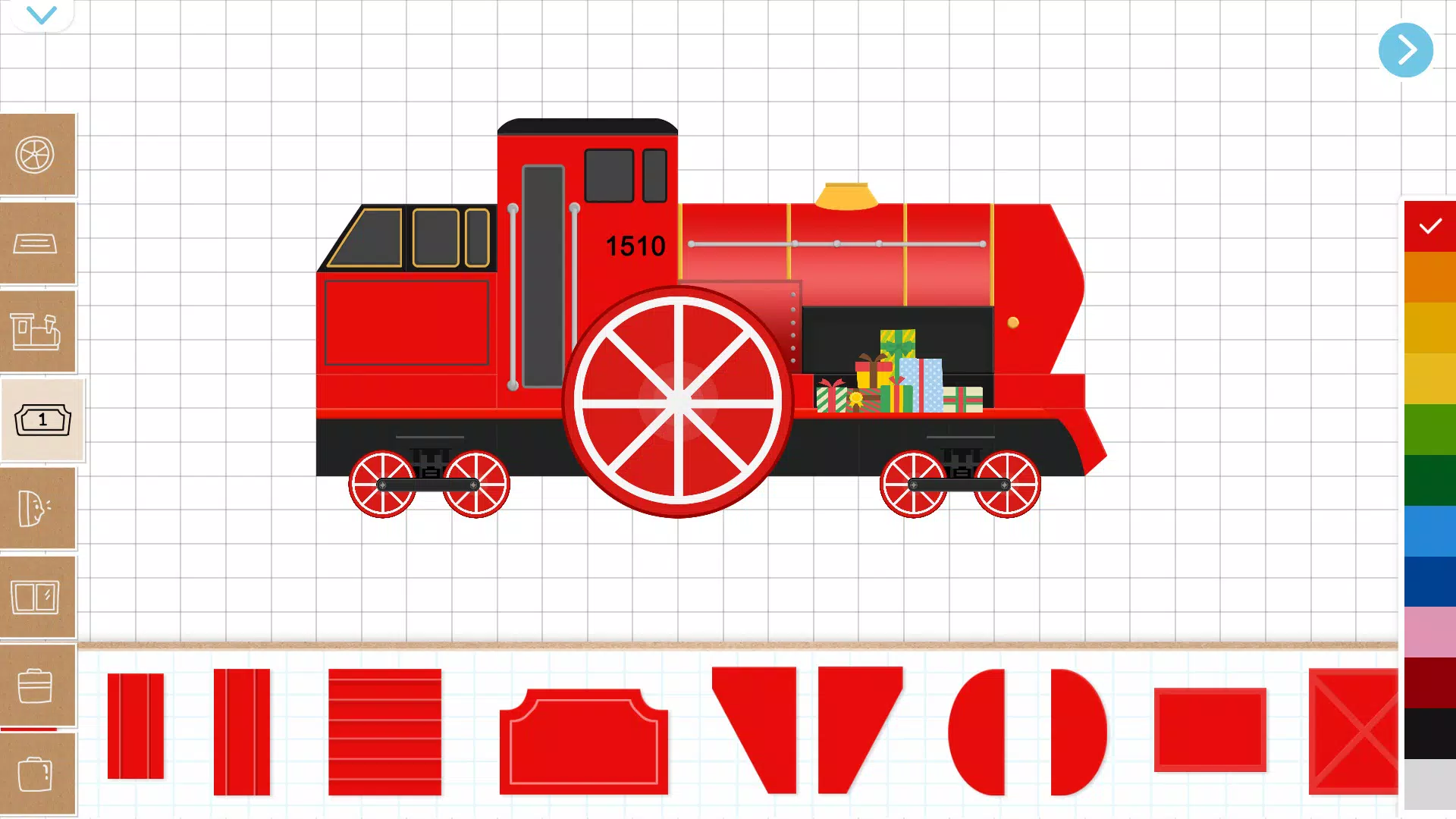 Christmas Train Game For Kids 螢幕截圖 0