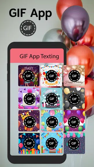 GIF App For Android Texting Zrzut ekranu 1