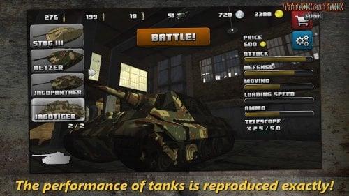 Attack on Tank : World Warfare Ảnh chụp màn hình 2