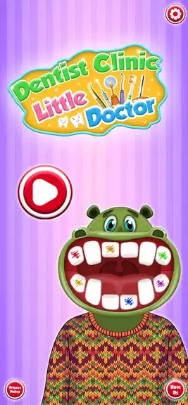 Hippo's Doctor : Dentist Games 螢幕截圖 2