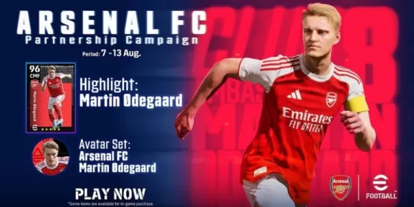 코나미, eFootball에서 아스널과 계약 재체결