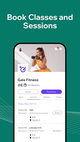 Fit by Wix: Book, manage, pay Ảnh chụp màn hình 3