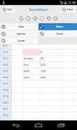 Simple Spreadsheet Ảnh chụp màn hình 2