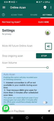 OnlineAzan স্ক্রিনশট 3