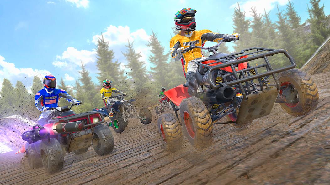 ATV Quad Bike Derby Games 3D Mod Captura de tela 3