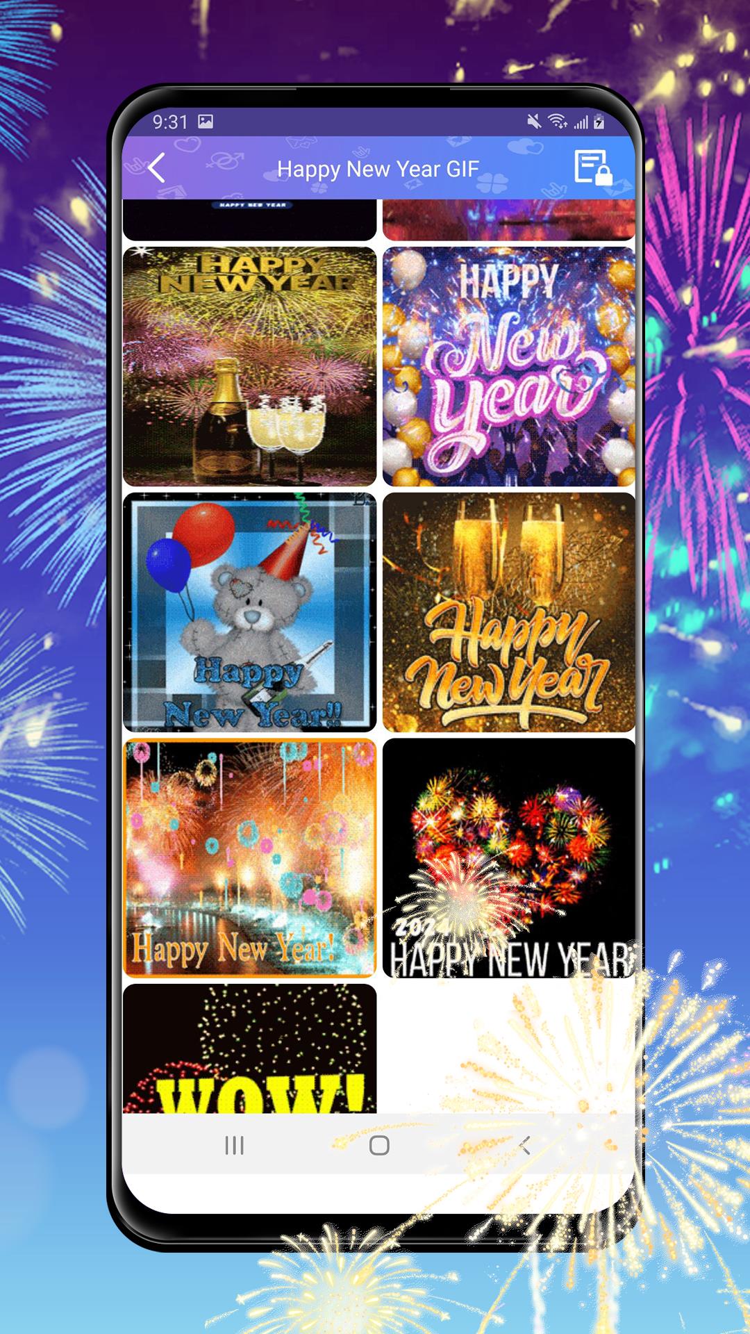 Happy New Year 2024 GIF ภาพหน้าจอ 2