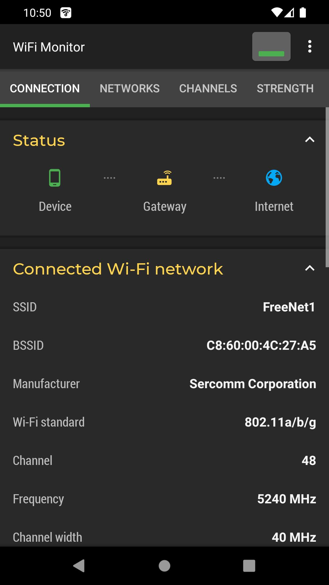 WiFi Monitor: network analyzer Ảnh chụp màn hình 0