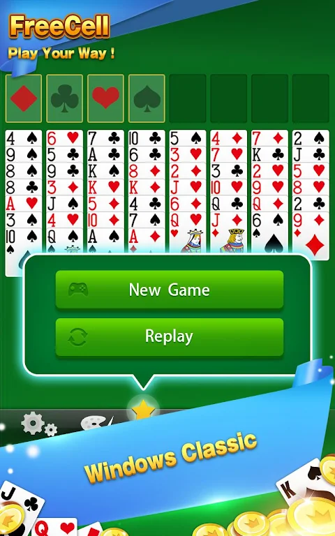 Solitaire - FreeCell Card Game स्क्रीनशॉट 3