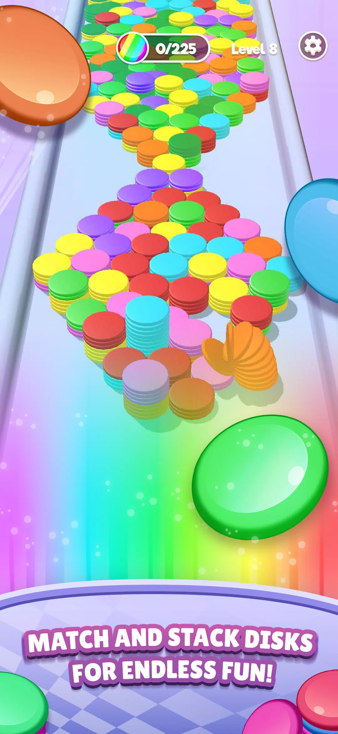 Stack Blast - Disk Shooter Tangkapan skrin 0
