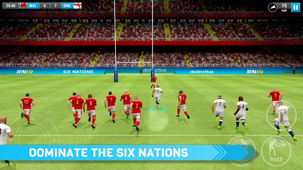 Rugby Nations 19 ဖန်သားပြင်ဓာတ်ပုံ 0