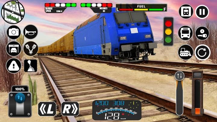 Indian Train Racing Games Captura de tela 1