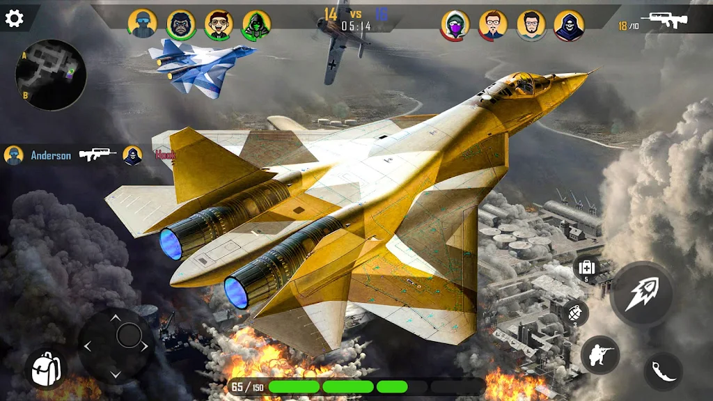 Fighter Jet Games Warplanes Captura de pantalla 1