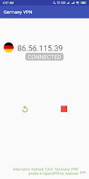 Germany VPN-Plugin for OpenVPN Ảnh chụp màn hình 1