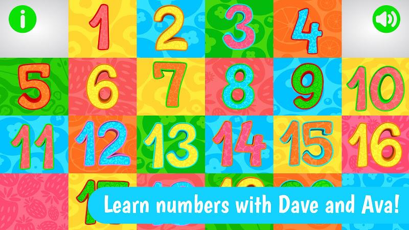 Numbers from Dave and Ava Capture d'écran 0