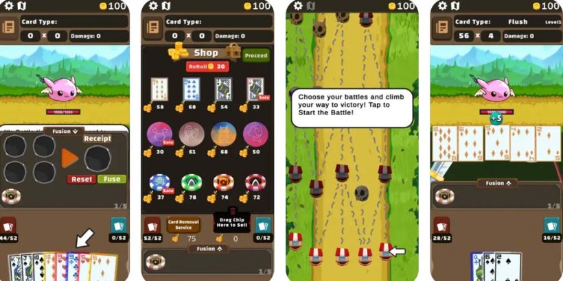 Slay The Poker é uma mistura de pôquer, coleção de monstros e construção de deck roguelike, agora disponível para iOS