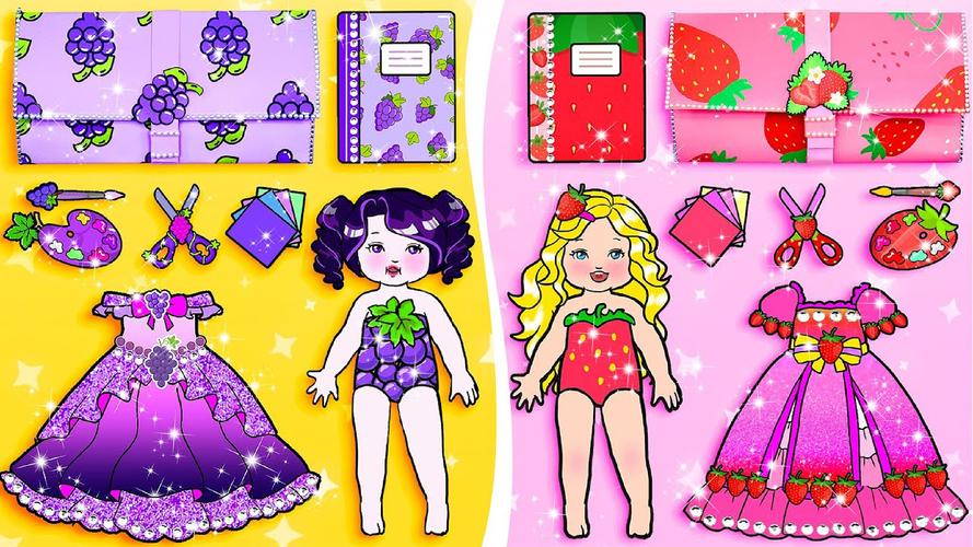 Paper Dolls Diary DIY Dress Up スクリーンショット 0