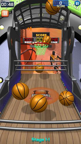 Flick Basketball Stages Capture d'écran 0