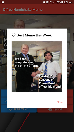 Office Handshake Meme Creator Captura de tela 3