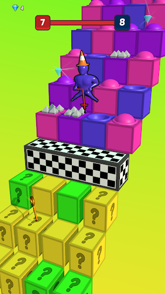 Pop It Run! 3D Mod Tangkapan skrin 1
