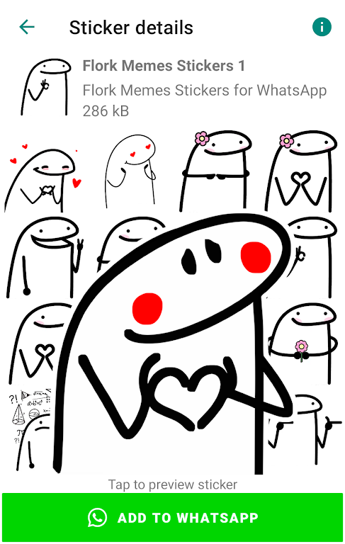 Flork memes stickers WASticker Скриншот 2