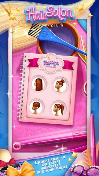 Hair Salon Games for Girls 螢幕截圖 2